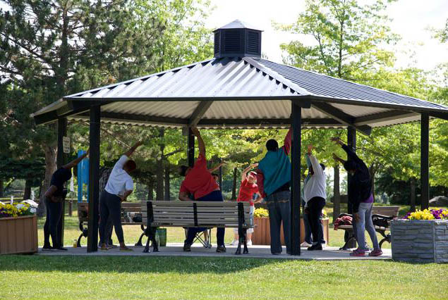 Utilizing gazebos in community planning.