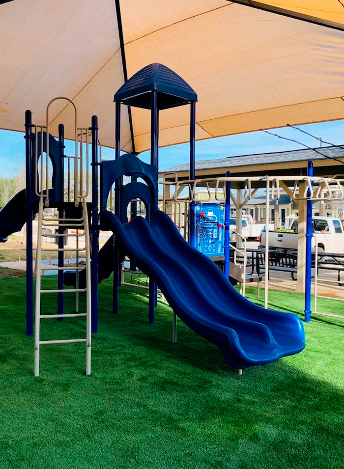 Newly Installed Playground Canopy