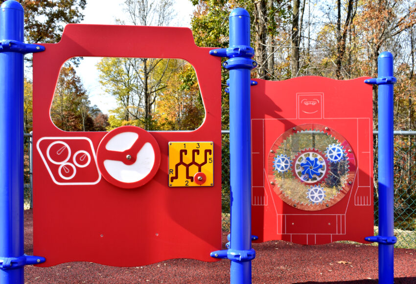 Interactive playground equipment